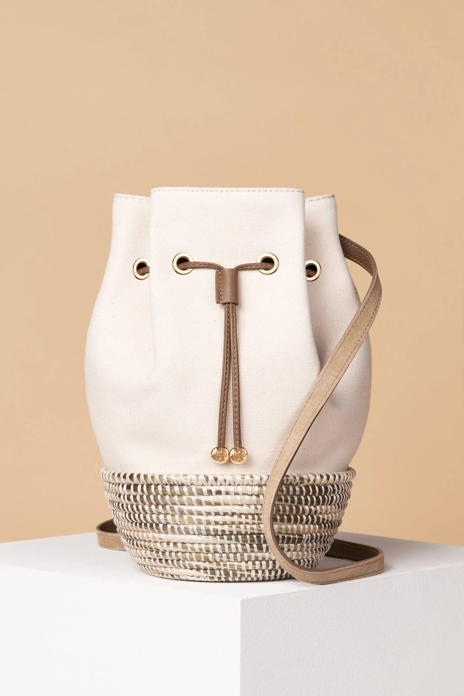 Bucket Bag / Neutral MELANGE | Cesta Collective
