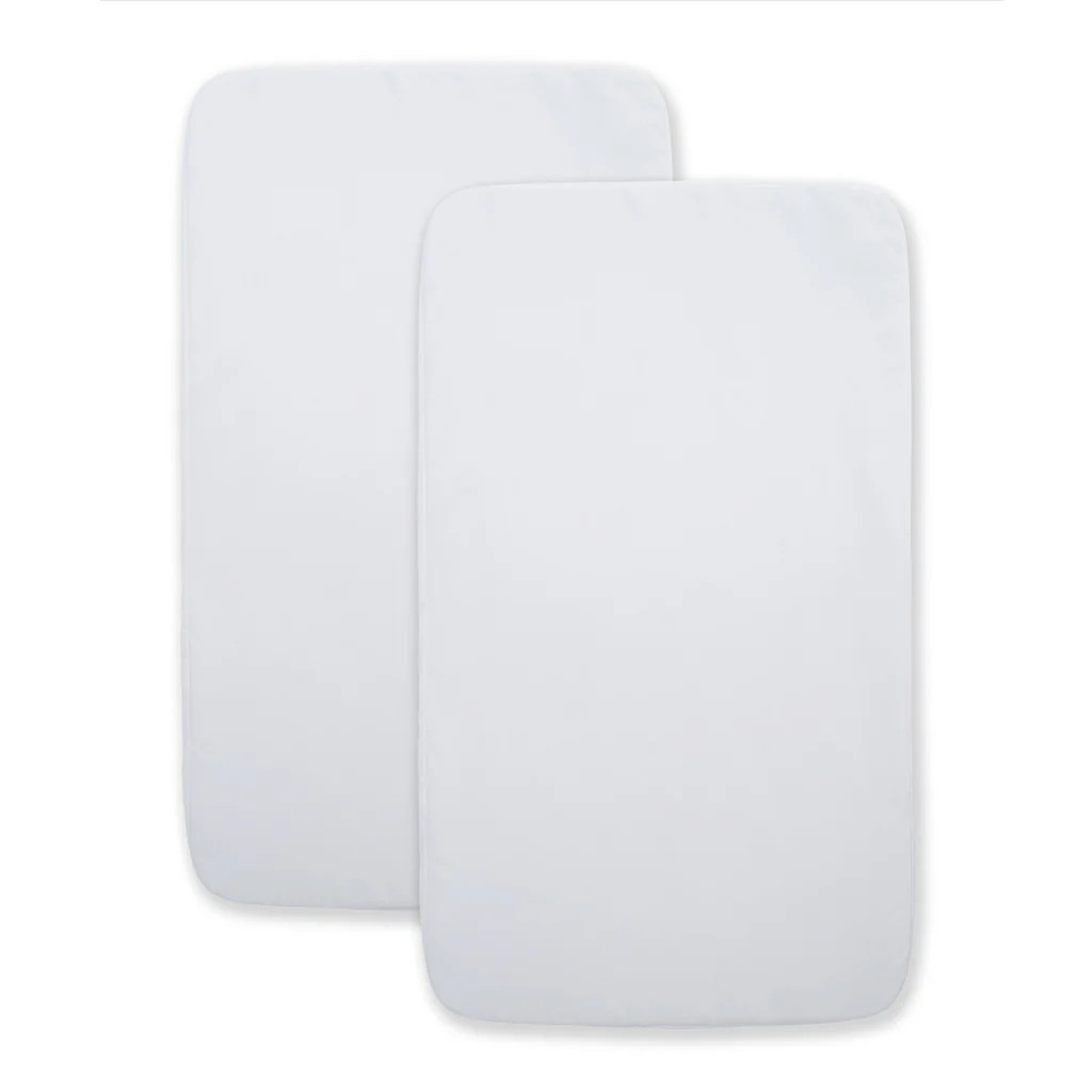 BassiNest® Beside Sleeper Fitted Sheets 100% Organic Cotton | 2 Pack | Halo Sleep
