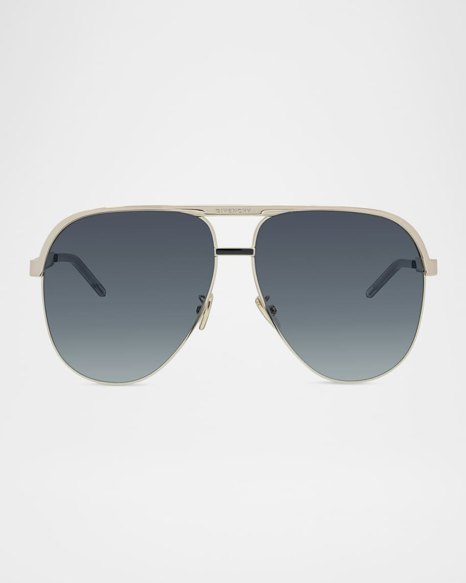 Givenchy GV40117UW Aviator Metal Sunglasses | Neiman Marcus