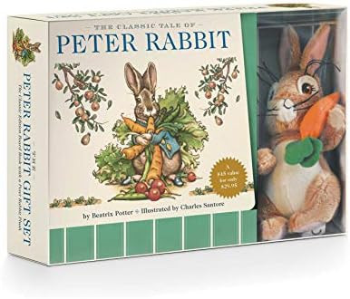 The Peter Rabbit Plush Gift Set: The Classic Edition Board Book + Plush Stuffed Animal Toy Rabbit Gi | Amazon (US)