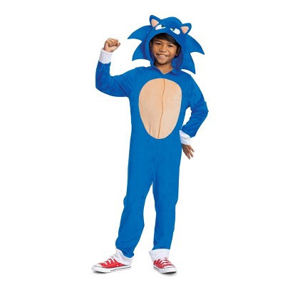 Sega Kids' Sonic the Hedgehog Movie 3 Halloween Costume Jumpsuit Blue L | Target