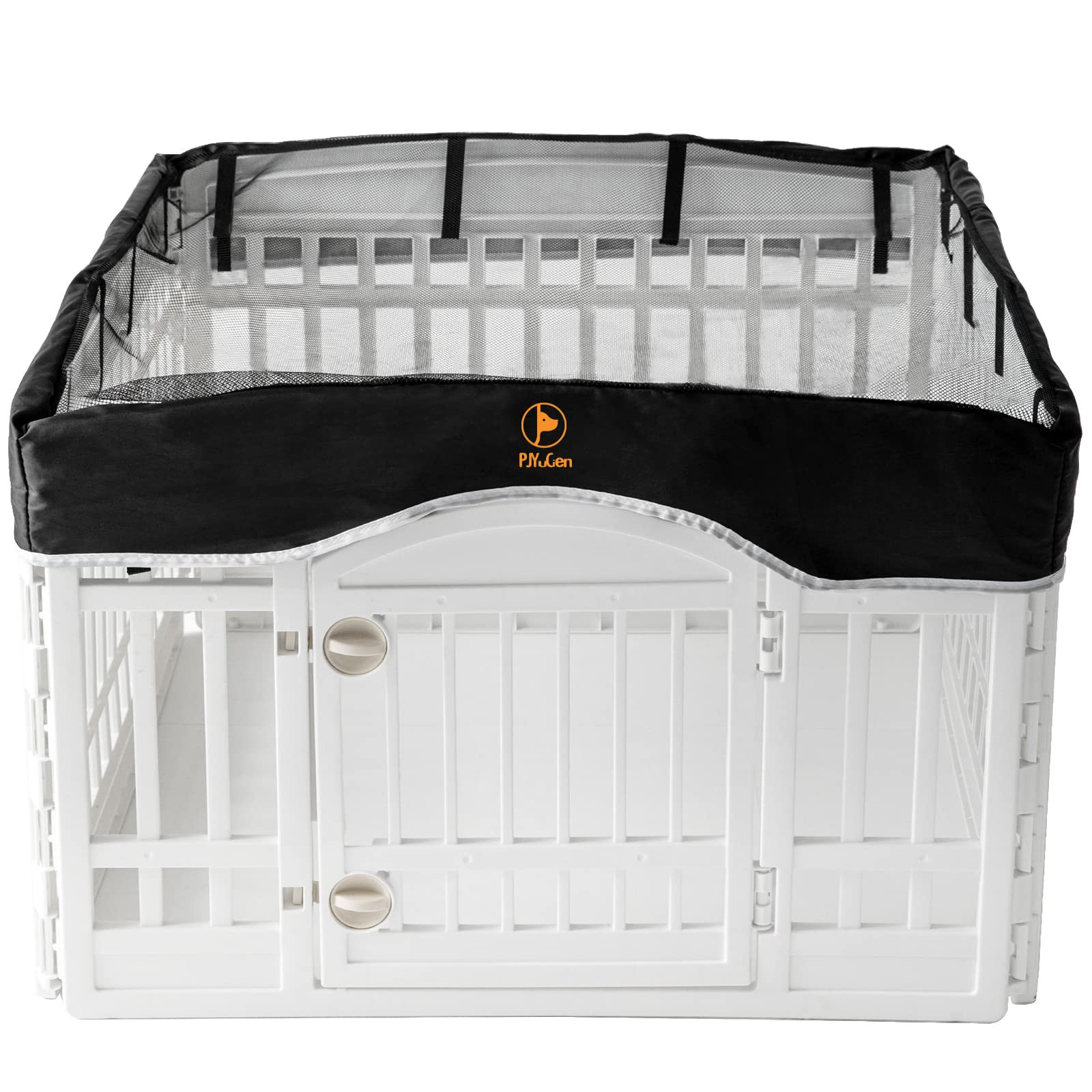 PJYuCien Dog Playpen Mesh Top Cover, Fits 36 Inch 4 Panels Regular Square Plastic Exercise Pet Pe... | Amazon (US)