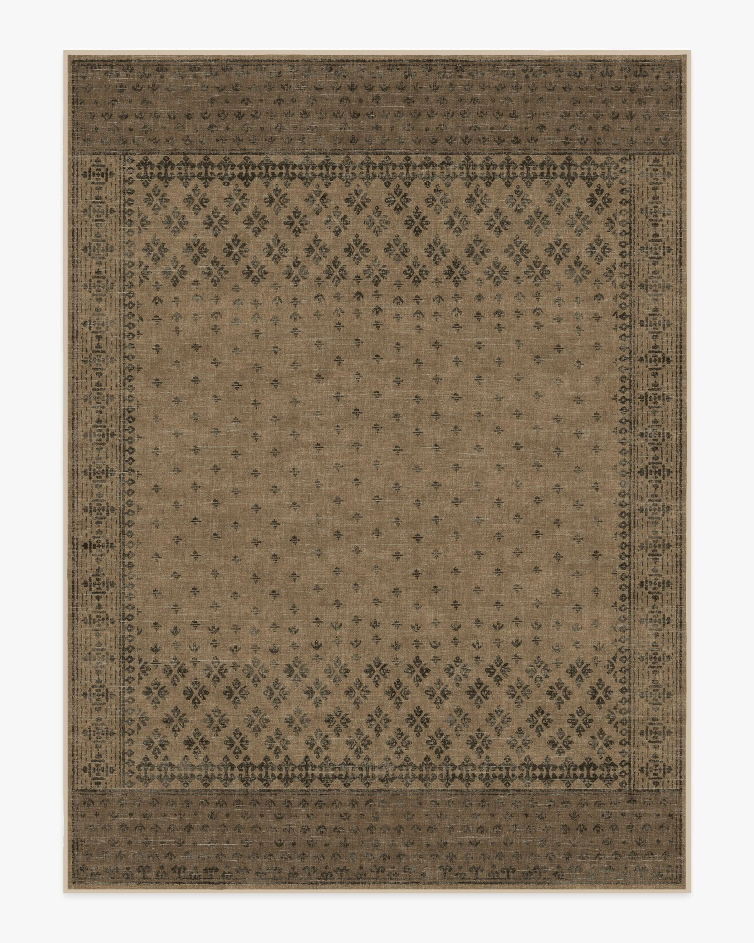 Fernanda Black & Tan Tufted Rug | Ruggable | Ruggable