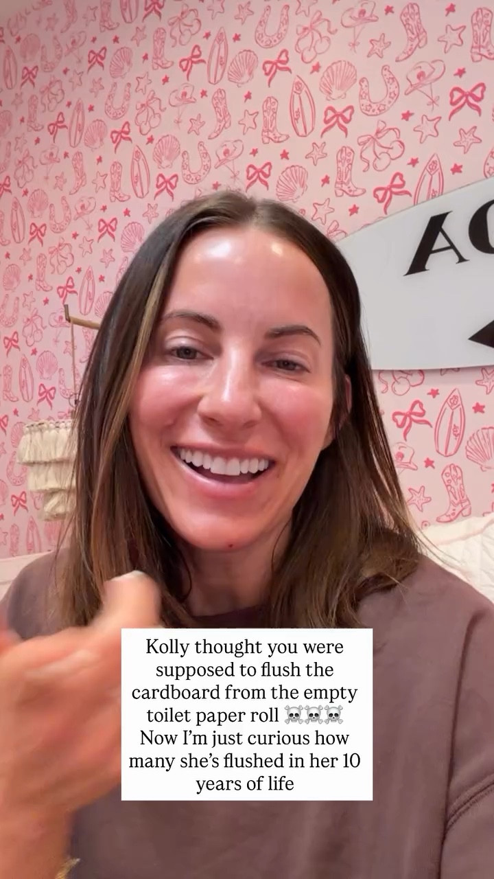 Kolly thought you were supposed to flush the cardboard from the empty toilet paper roll ☠️☠️☠️
Now I’m just curious how many she’s flushed in her 10 years of life