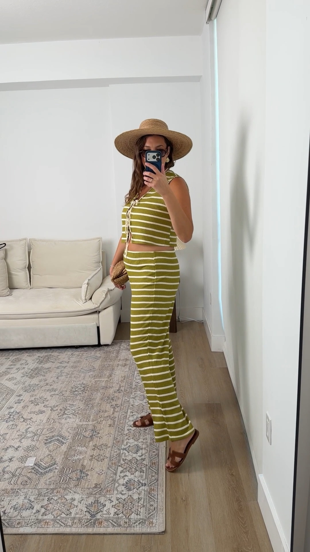 Caption:
This matching set is doing all the heavy lifting 💚
Lightweight, comfy, and cute enough to wear straight from exploring to lunch by the water. I love a set that looks styled without having to think too hard — just add sandals, a straw bag, and sunnies and you’re out the door.

Everything is linked here 👇

Keywords:
matching set | amazon matching set | green striped set | vacation outfit | vacation outfit for women | resort wear | summer matching set | beach vacation outfit | cruise outfit | easy summer outfit | amazon vacation outfit | two piece set | casual vacation look

#LTKU #LTKTravel #LTKFindsUnder100