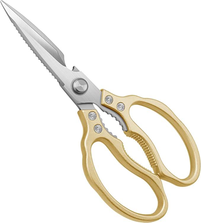 CGBE Kitchen Scissors, Multi-Purpose Kitchen Shears, Heavy Duty Dishwasher Safe Food Scissors, No... | Amazon (US)