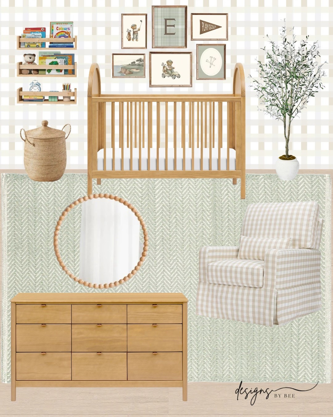 Nursery & Playroom Decor, Kids Furniture, Floating Shelves, Kids Bookshelf, Montessori Playroom, Neutral Nursery, Toddler Playroom, Ball Pit, Kids Slide, Play Table, Activity Table, Bean Bag Chairs, Gingham Decor, Olive Tree, Media Console, Cane Furniture, Woven Basket, Sage Green Rug, Patterned Rug, Kids Interior Design, Toddler Activities, Playroom Inspiration, Nursery Inspiration, Wood Dresser, Baby Crib, Gallery Wall, Nursery Glider, Beaded Mirror. 

 

#LTKmomlife #LTKHome #LTKBaby