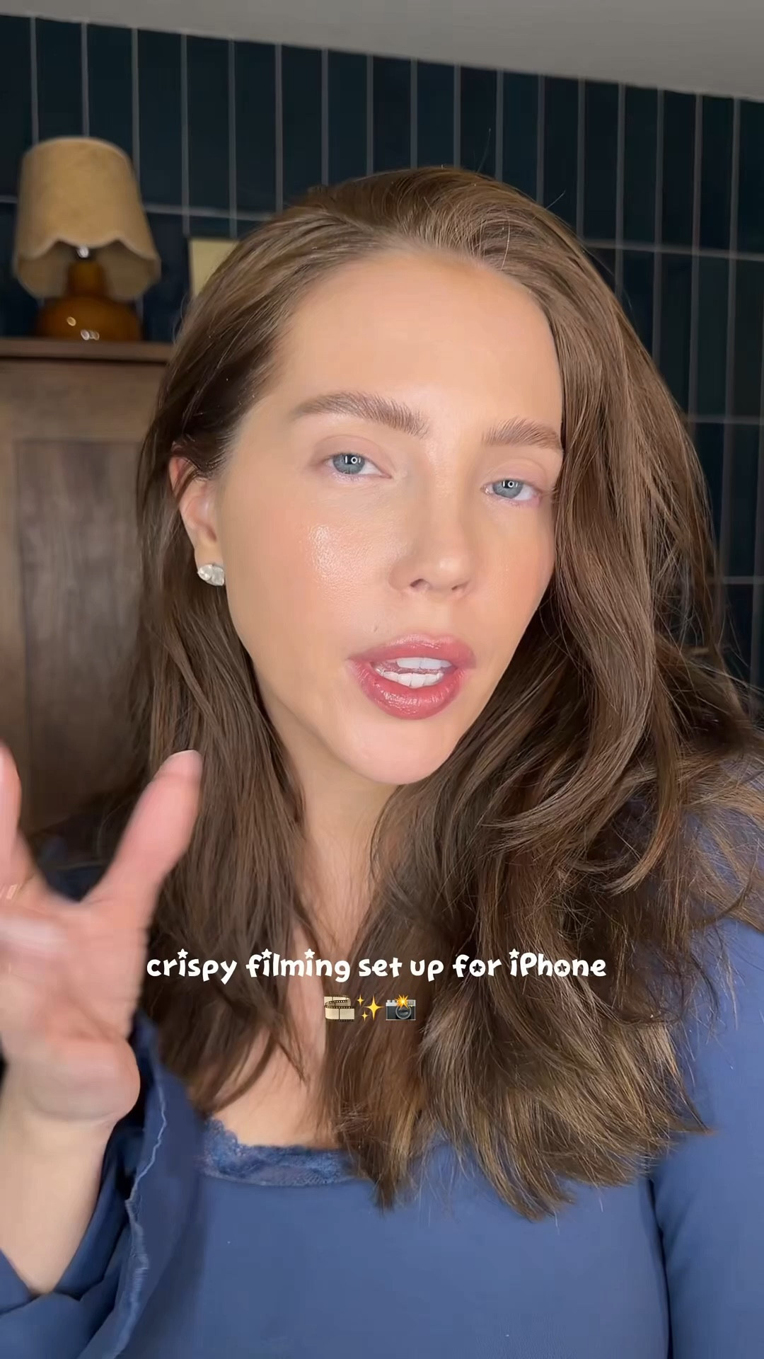 Bathroom content set up! 

The vanity lights I currently have at the 5W, since the buttons are on the side and hard to see when the light is facing you I’d recommend buying the lights w a remote! The second option for vanity lights is what I had in my old bathroom and they’re superrrrr bright. I got these because at the time they didn’t have a black option! 

The glamcor is a great investment for singular lighting that also folds to be very compact for travel!

The MagSafe mount is my most used because it’s so small and easy to stick to any surface. I’ve even used one to mount my phone on the back of a plane seat so I could watch tv lollll they’re great!! 

The mic is for usbc but there are some options for different ports. 