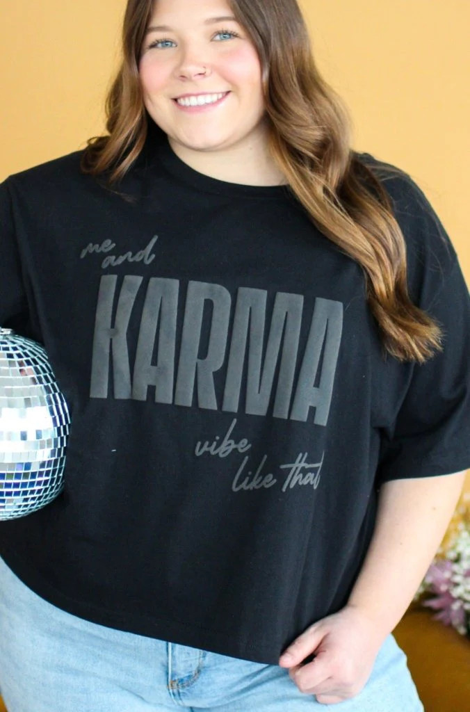 Karma Cropped Tee | Girl Tribe Co.