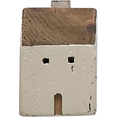 Creative Co-Op 4" Square x 6" H Reclaimed Wood House, Natural & White (Each One Will Vary) Figure... | Amazon (CA)