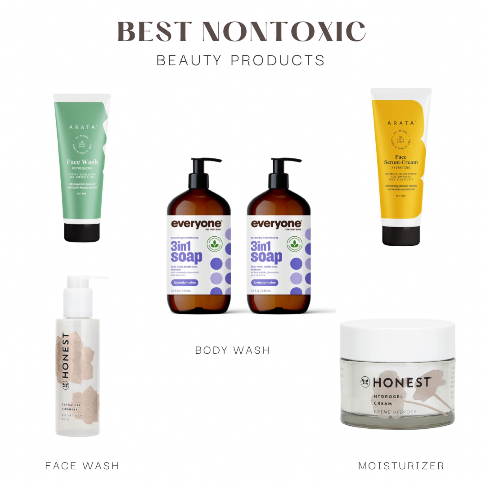 my favorite nontoxic beauty products I’m using right now 🧼 ✨ 

#LTKbeauty #LTKFind #LTKunder50