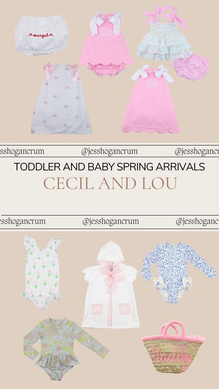 Toddler and baby spring arrivals at Cecil and Lou! 

Toddler fashion, baby fashion, toddler spring styles, baby rompers, toddler swim, baby swim, Jess Crum 

#LTKbaby #LTKstyletip #LTKkids