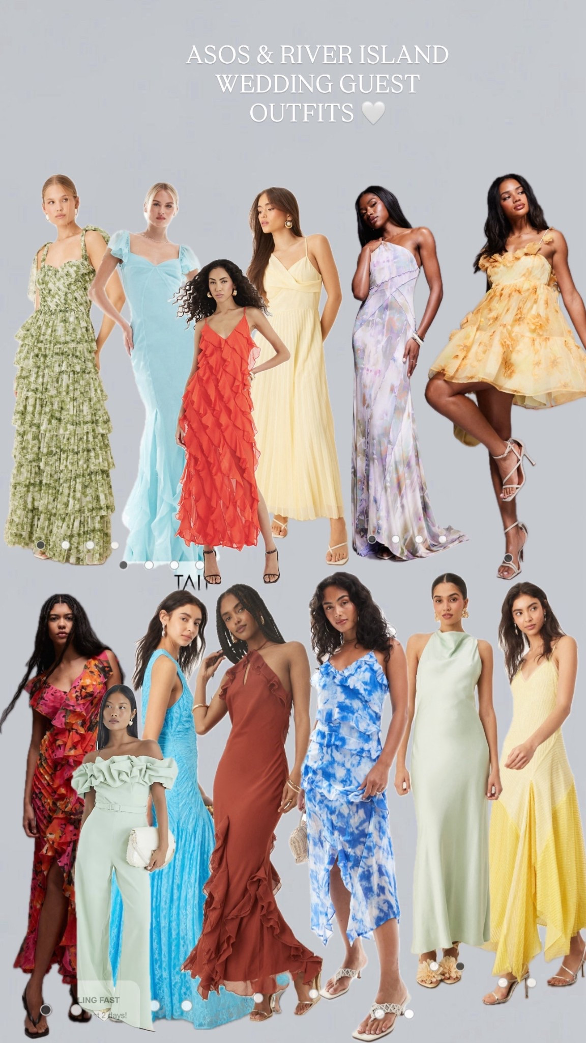 Wedding Guest Inspo from Asos & River Island ❤️❤️ 

#LTKsummer #LTKuk #LTKeurope