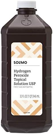 Amazon Brand - Solimo Hydrogen Peroxide Topical Solution USP, 32 Fl Oz | Amazon (US)