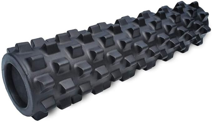 RumbleRoller - Mid Size 22 Inches - Black - Extra Firm - Textured Muscle Foam Roller - Relieve So... | Amazon (US)
