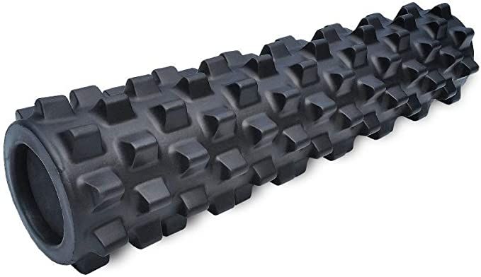 RumbleRoller - Mid Size 22 Inches - Black - Extra Firm - Textured Muscle Foam Roller - Relieve So... | Amazon (US)