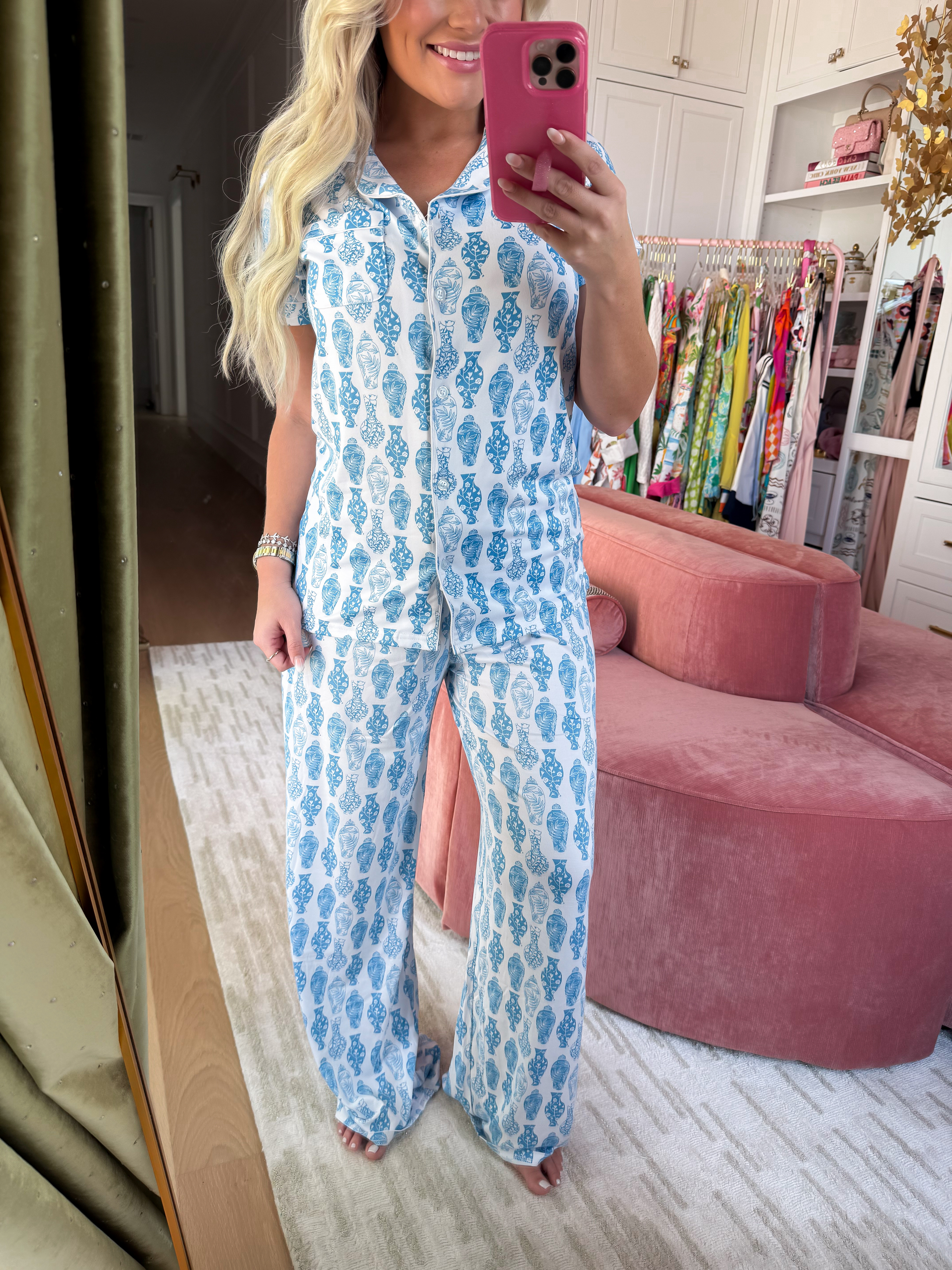 Omg this pj print is so good  - wearing size medium! 

#LTKootd #LTKTravel #LTKdayinmylife
