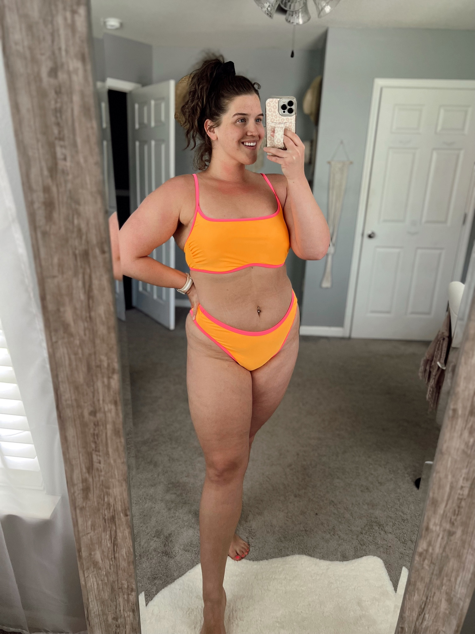 Midsize swimsuit + sunscreen SPF must haves for Summer👙☀️🧴 
Top: XL 
Bottoms: X 
#midsizeoutfits #ootd #swimsuit #bikini #poolday #beachwear #vacationoutfits #resortwear #colorblock #affordablefashion 

#LTKcurves #LTKSeasonal #LTKswim
