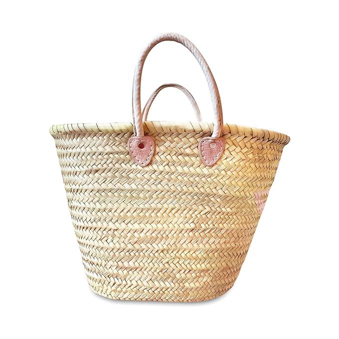 purifyou Handmade Moroccan Basket | Storage, Blankets, Laundry, Market | Large | Amazon (US)