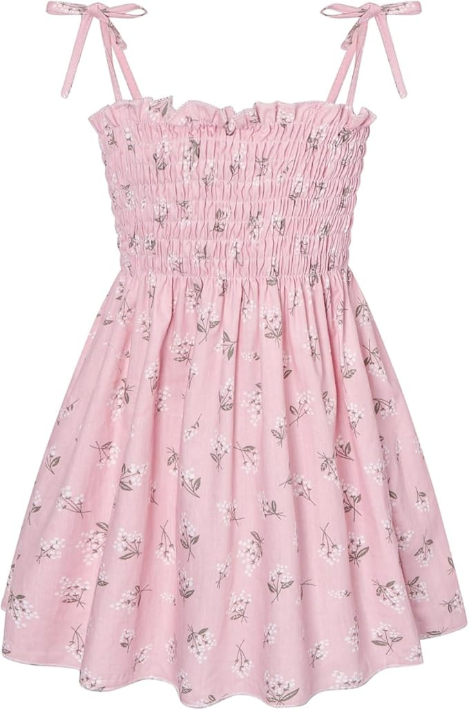 Girls Dresses, Toddler Dress, Little Toddler Girls' Flower Summer Strap Dresses,Backless Cute Flo... | Amazon (US)