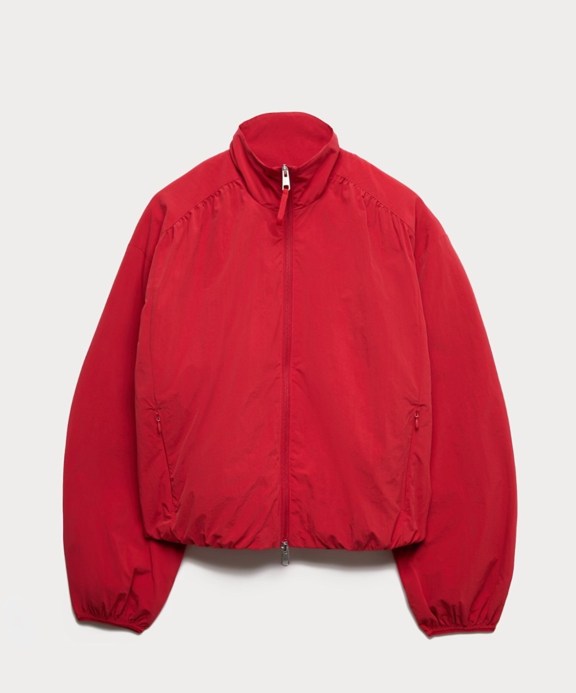 Red jacket 
Tech jacket 
Lightweight spring jacket 

#LTKspring #LTKuk #LTKstyletip