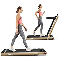 Goplus 2 in 1 Folding Treadmill, 2.25HP Superfit Under Desk Electric Treadmill, Installation-Free... | Amazon (US)