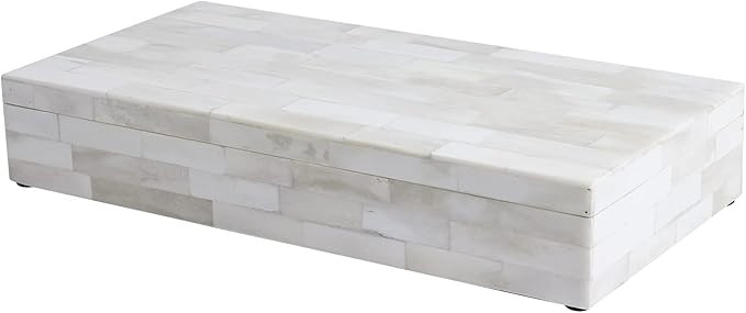 HANDICRAFTS HOME Jewelry Gift Boxes - Decorative Organizer and Storage Box for Décor White Bone ... | Amazon (US)