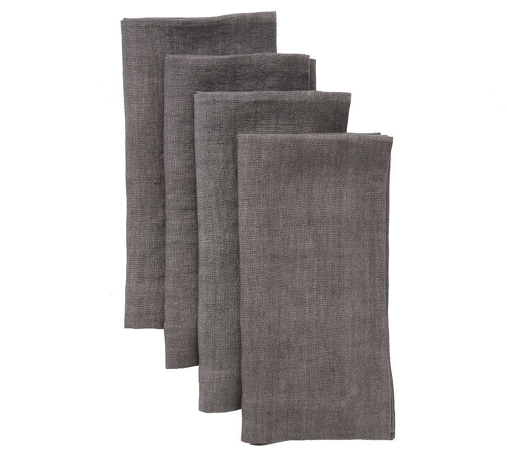 Mason Oversized Linen Napkins | Pottery Barn (US)