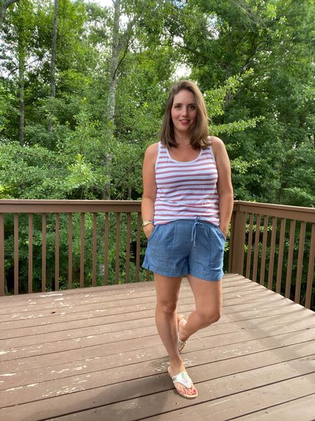 Summer style, patriotic outfit 

#LTKunder50 #LTKstyletip #LTKSeasonal