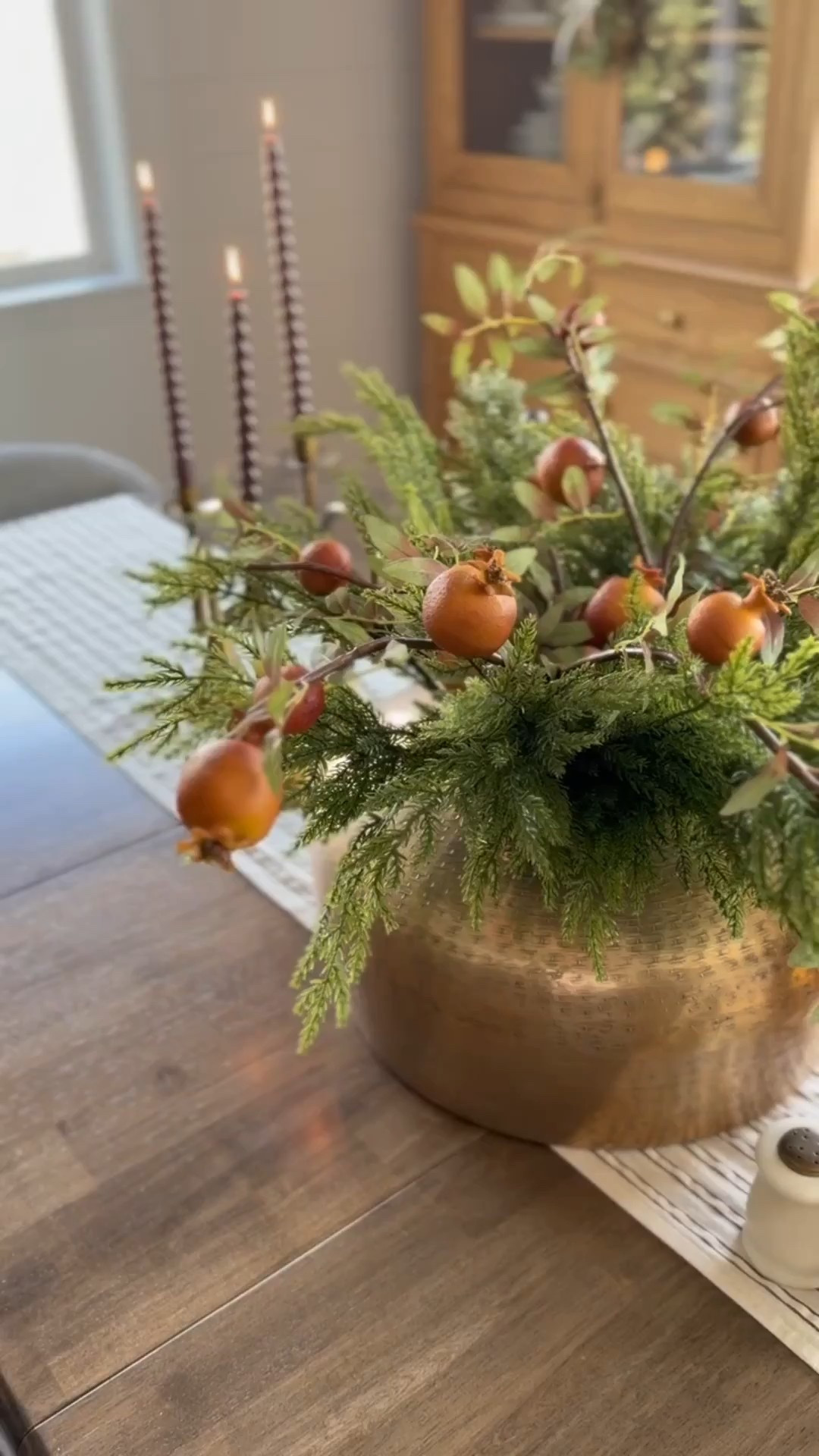 How I repurposed my favorite faux pomegranate stems for the winter season! I love the pop of color, and how they mix effortlessly with seasonal greenery! Use code PETAL to save 20% off!! 

#LTKSaleAlert #LTKHome #LTKHoliday