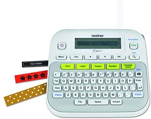 Click for more info about Brother P-touch, PTD210, Easy-to-Use Label Maker, One-Touch Keys, Multiple Font Styles