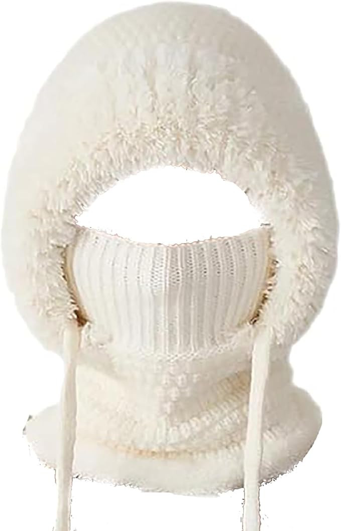 3-in-1 Winter Beanie Hat Set with Fleece Lined Scarf and Face Mask,Women and Men Knitted Cold Wea... | Amazon (US)