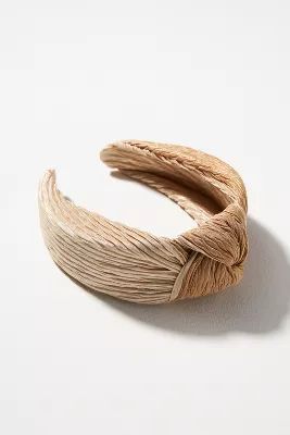 By Anthropologie Pleated Top-Knot Headband | Anthropologie (US)