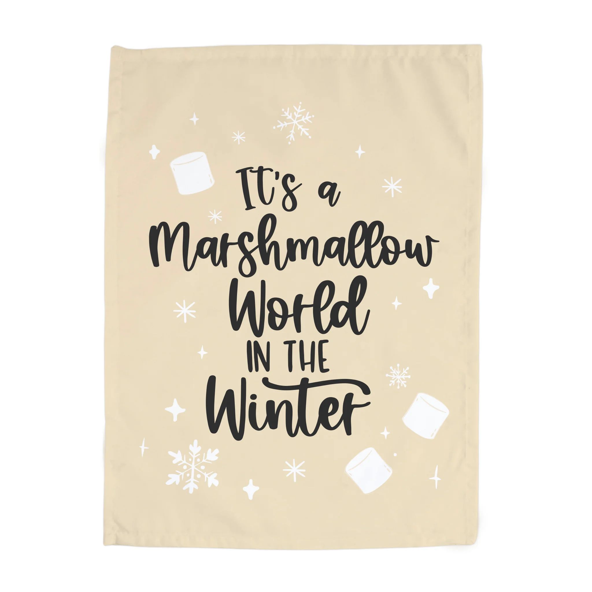 {Neutral} It's a Marshmallow World Banner | Hunny Prints