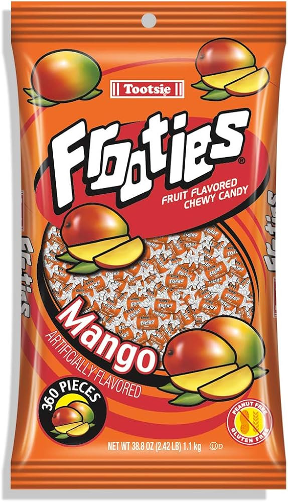 Tootsie Roll Frooties Mango Chewy Candy, 360 Count, 38.8oz Bag | Amazon (US)
