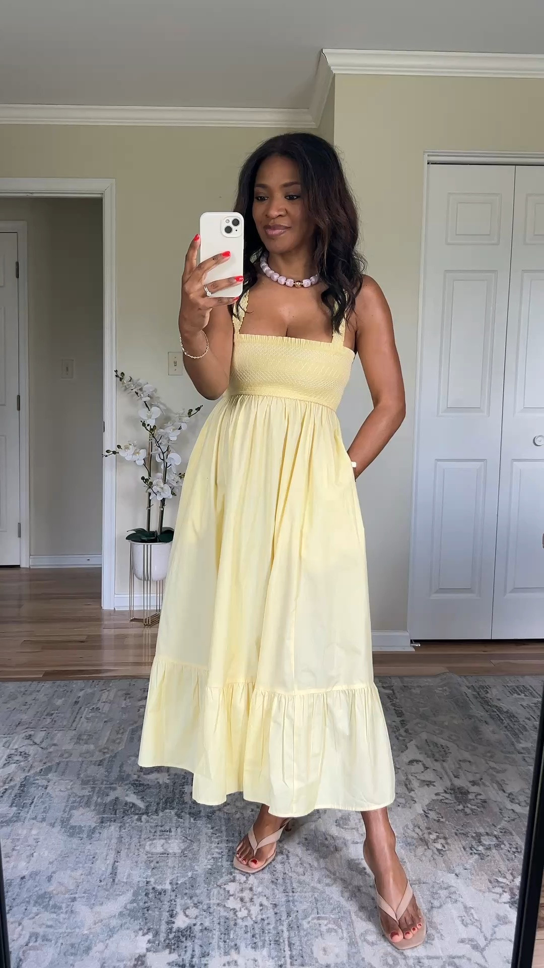Wearing a small in this dress! Take 20% off and also stackable code use “SHORTSAF” for additional 15% off! If you want to wear this as a skirt and you are 5.5 or shorter, I recommend the petite sizing!

#LTKootd #LTKgrwm