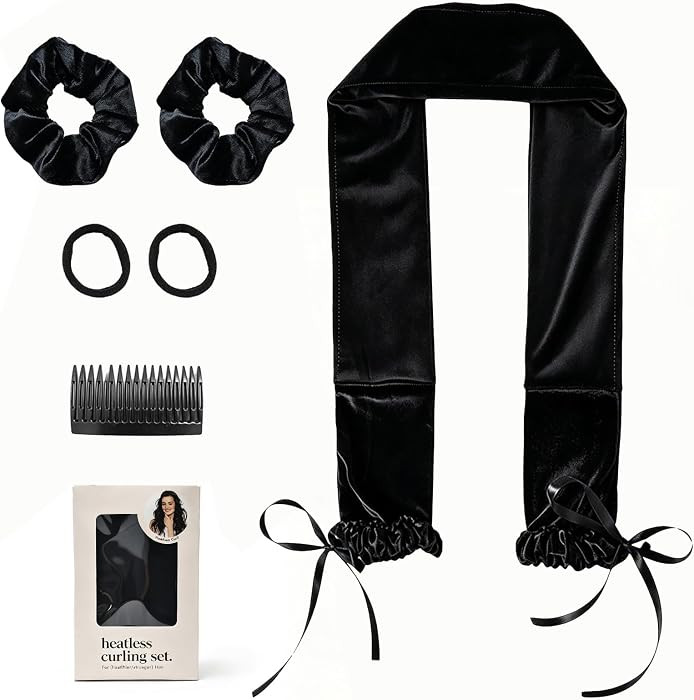 Sleep Tie, Heatless Curling Headband Overnight No Heat Curler Set for Long Hair | Amazon (US)