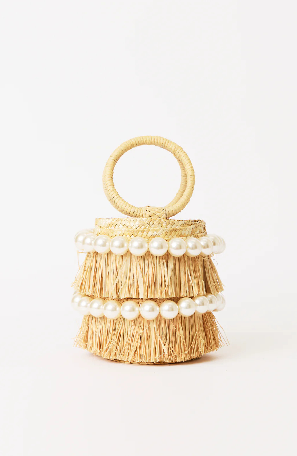 LIV ROUND PEARL BUCKET | btb Los Angeles