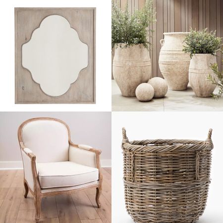 Looking for French/European style decor? We’re sharing some faves!!

#frenchfarmhouse #homedecor #planters #basket #armchair #wallmirror 

#LTKunder100 #LTKFind #LTKhome