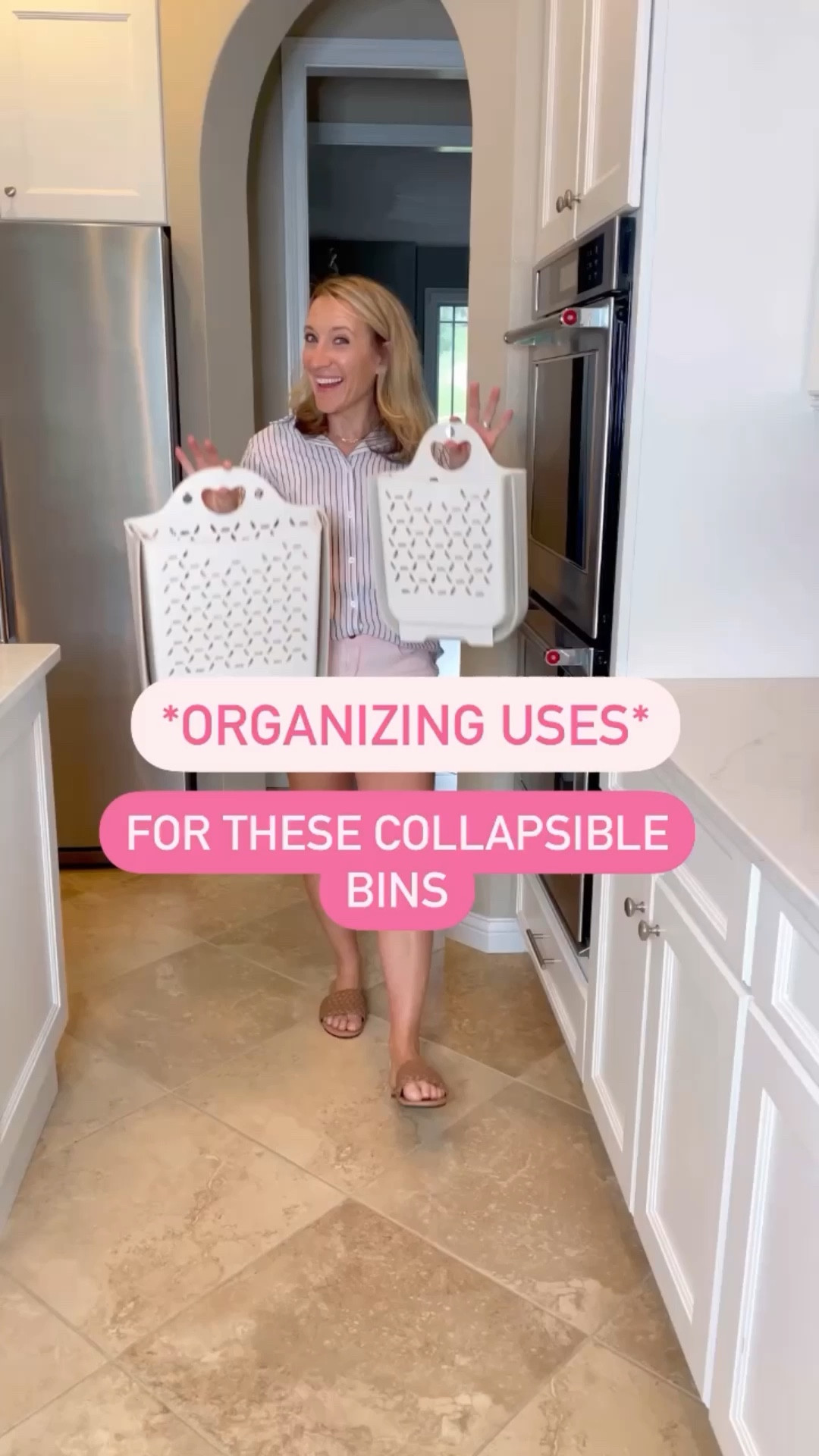 Organizing ideas using collapsible bins. 

#LTKhome #LTKunder50 #LTKFind