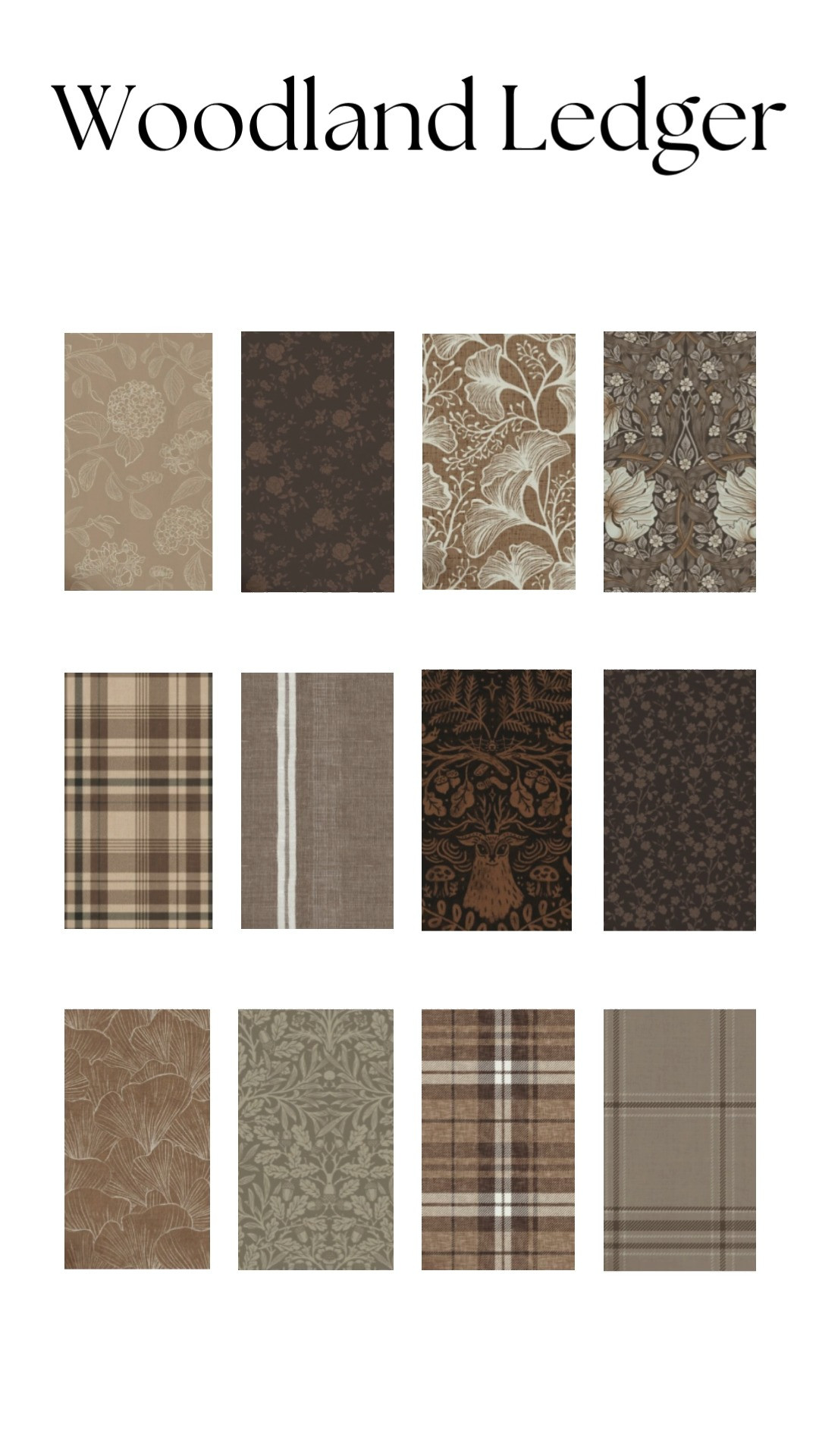 Traditional brown wallpaper collection with botanical prints, plaids, textured neutrals, and rich heritage patterns. These earthy wallpaper ideas are perfect for English cottage homes, libraries, dining rooms, offices, and layered traditional interiors. 

 #LTKHome
