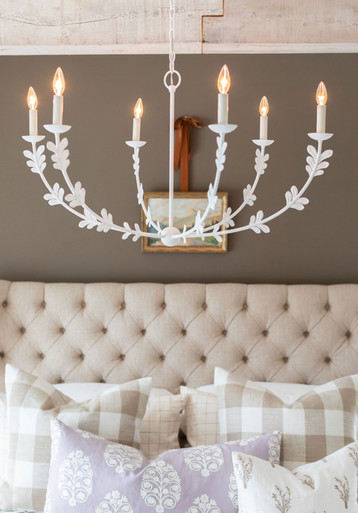 Florian White Chandelier | The Cross Decor & Design