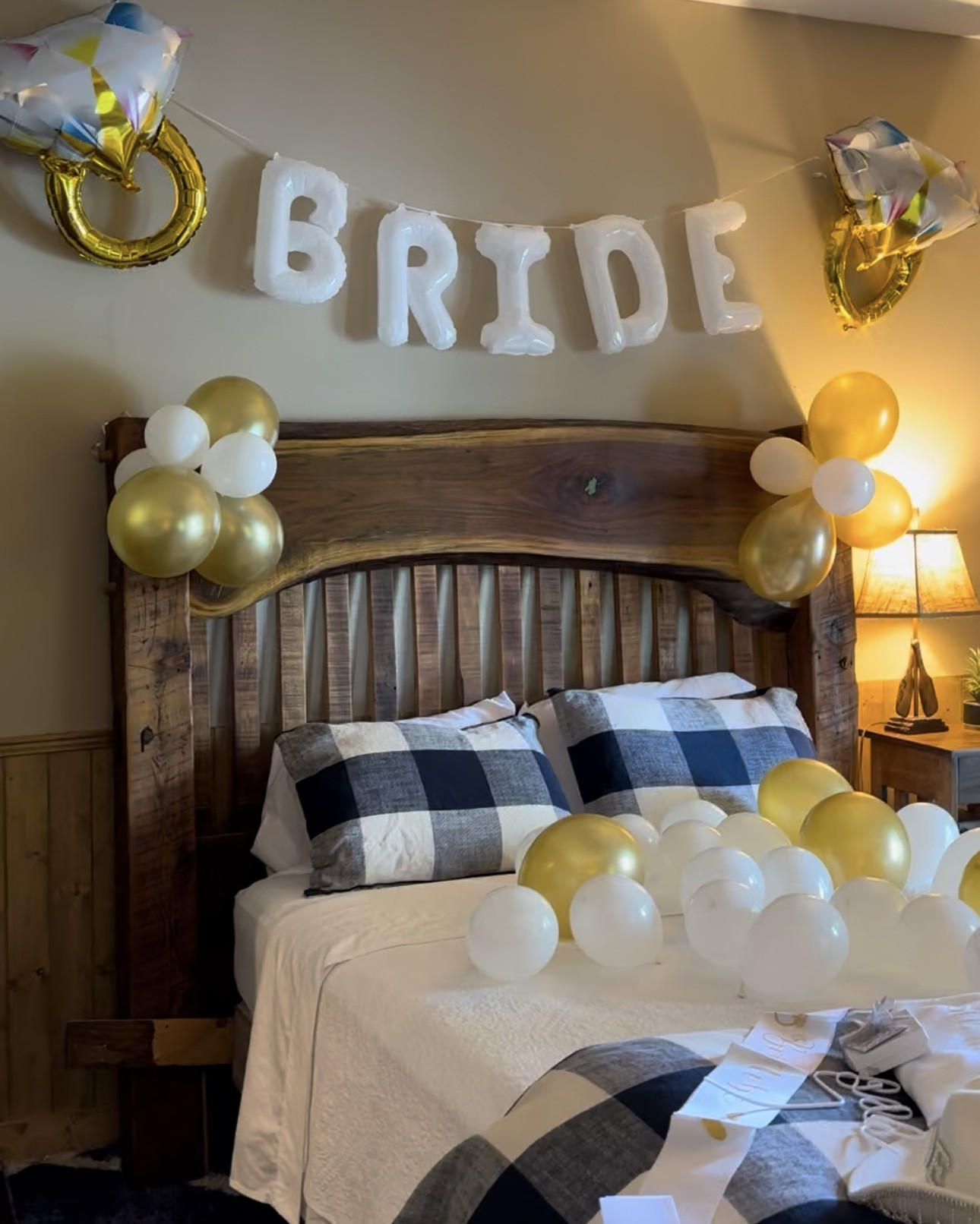 Bride decor for bachelorette!! This was /9 so cute and so fun to have to make the bride feel special! 🤍💍

#LTKWedding #LTKFindsUnder50 #LTKParties