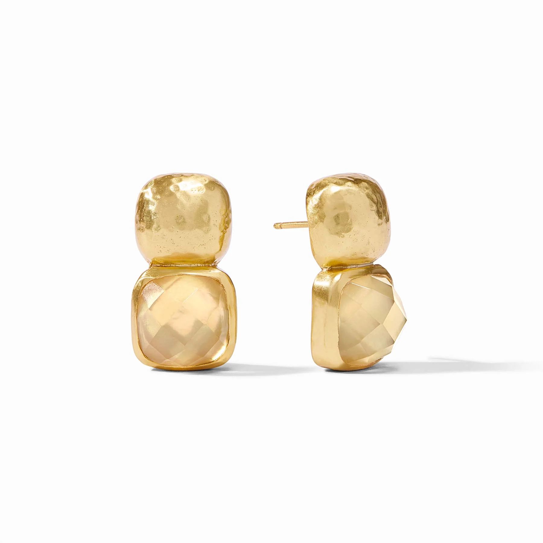 Catalina Gold Gemstone Earrings | Julie Vos | Julie Vos