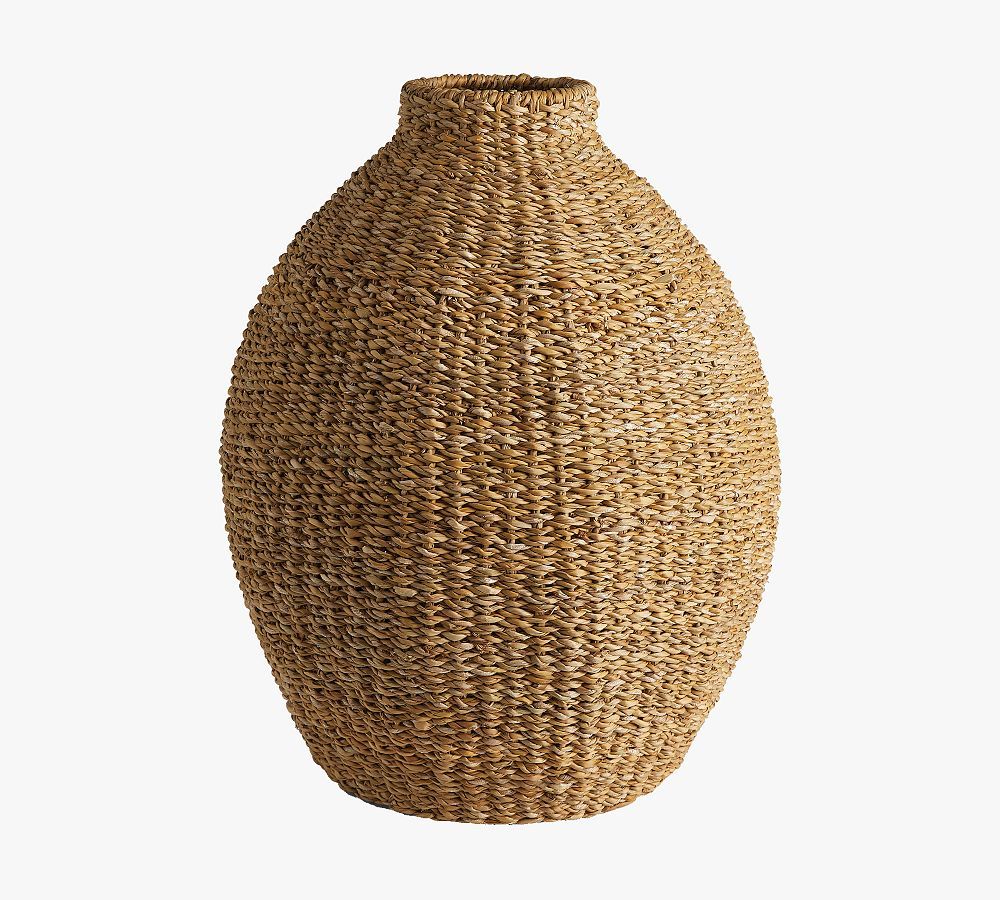 Amelie Seagrass Teardrop Vase | Pottery Barn (US)