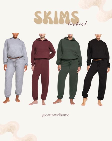 SKIMS Holiday Shop 🩶
CLASSIC HOODIE & JOGGER SET
for Women!

Cozy cotton fleece hoodie and jogger set from Skims. Oversized and holiday colors limited time available. Kim Kardashian SKIMS

#LTKfindsunder100 #LTKHoliday #LTKGiftGuide