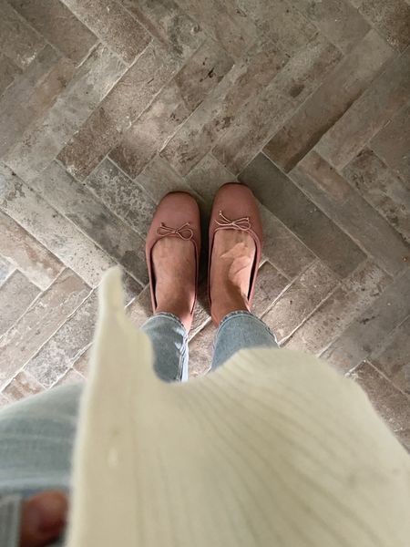 Loving these Target ballet flats! The way they shine just makes my heart sing 🥰 I sized down a 1/2 size in these. 

#LTKfindsunder50 #LTKstyletip #LTKshoecrush
