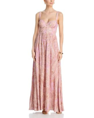 Rosette Printed Maxi Dress | Bloomingdale's (US)