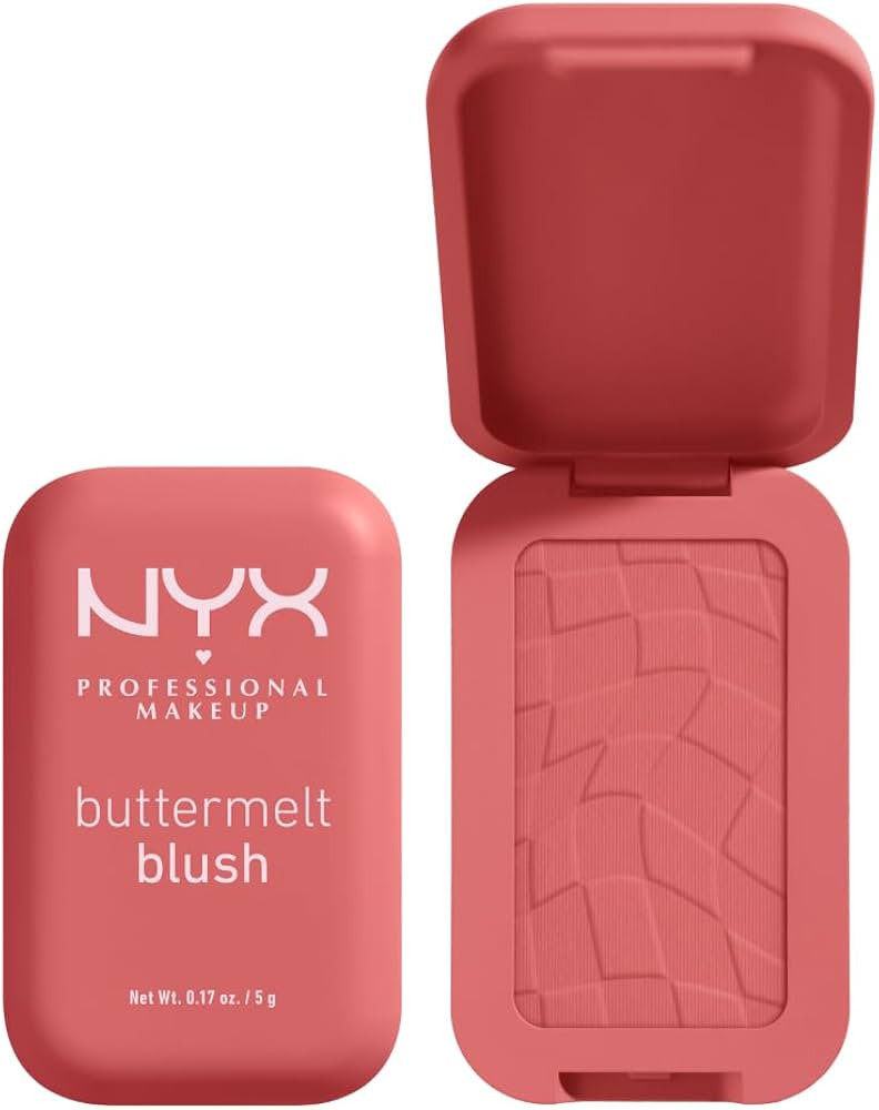 NYX PROFESSIONAL MAKEUP Buttermelt Powder Blush, Vegan Formula, Fade and Transfer-Resistant Blush... | Amazon (US)