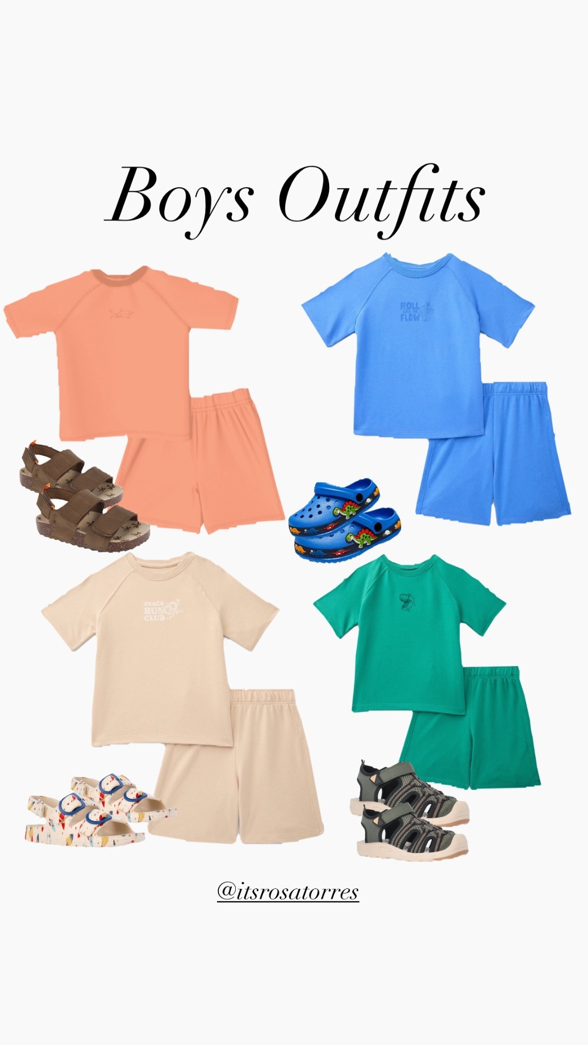 Boys outfits that are so cute and look comfy as well. Love this outfits! 💙

#boysoutfits #outfits #boyssandals #boysclothes #boyssummeroutfits #boyssummerclothes #summershorts #summershirts 

#LTKKids #LTKSeasonal #LTKootd